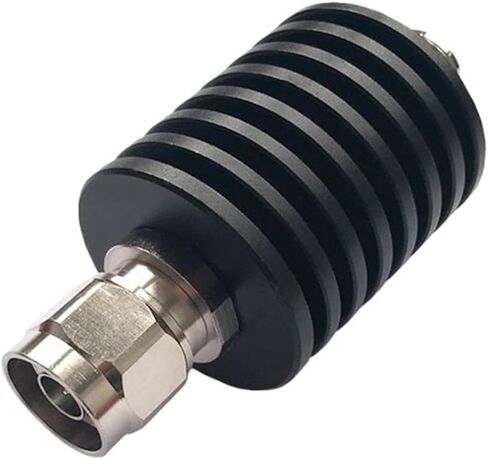 Attenuator 25W N Type Attenuator DC-3Ghz/4Ghz 1/2/3/5/6/10/15/20/30/40/50db N Male Plug to Female Jack coaxial Power Connector 50ohm(6db,3G) in Saudi Arabia