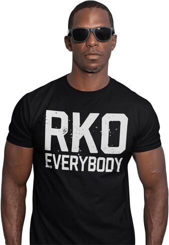 راندي أورتن RKO الجميع برو المصارعة المشجعين المصارعة تي شيرت هدية تي شيرت تي شيرت للرجل والمرأة in Kuwait
