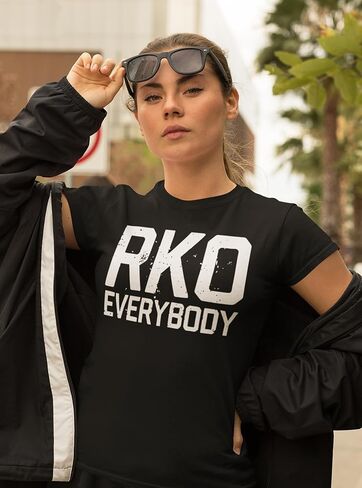 راندي أورتن RKO الجميع برو المصارعة المشجعين المصارعة تي شيرت هدية تي شيرت تي شيرت للرجل والمرأة in Kuwait