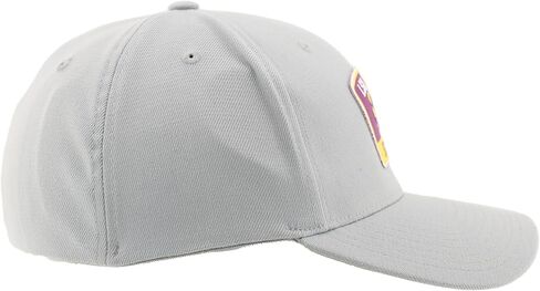 LSU Tigers NCAA Officially Licensed Fitted Hat ZH Patch Switchback Light Gray, Large in Saudi Arabia