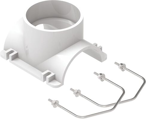 طقم مهايئ JUMBO PVC Saddle Tee مقاس 4 بوصات × 4 بوصات. in Saudi Arabia