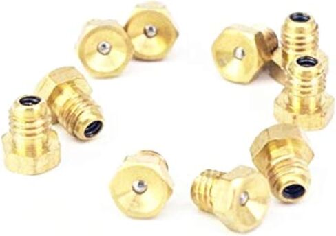 مجموعة 20 M6x1mm متري ذكر الموضوع فلوش مستقيم الشحوم زيرك الحلمة المناسب لملحقات أدوات الآلة تركيبات التشحيم in Kuwait