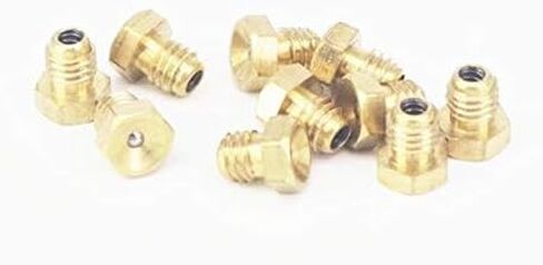 مجموعة 20 M6x1mm متري ذكر الموضوع فلوش مستقيم الشحوم زيرك الحلمة المناسب لملحقات أدوات الآلة تركيبات التشحيم in Kuwait
