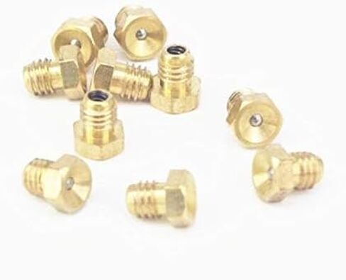 مجموعة 20 M6x1mm متري ذكر الموضوع فلوش مستقيم الشحوم زيرك الحلمة المناسب لملحقات أدوات الآلة تركيبات التشحيم in Kuwait