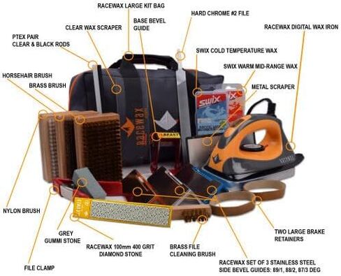 RaceWax Pro Tune Digital Iron Ski Snowboard Tuning Kit - (MR-9505) in Saudi Arabia