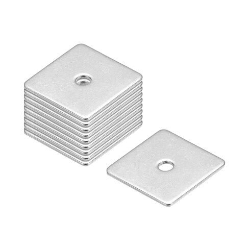 Square Washer, 10pcs M3x20x20x1mm 304 Stainless Steel Square Plate Washers Flat Pad Spacer Gasket for Hardware Fastener in Saudi Arabia
