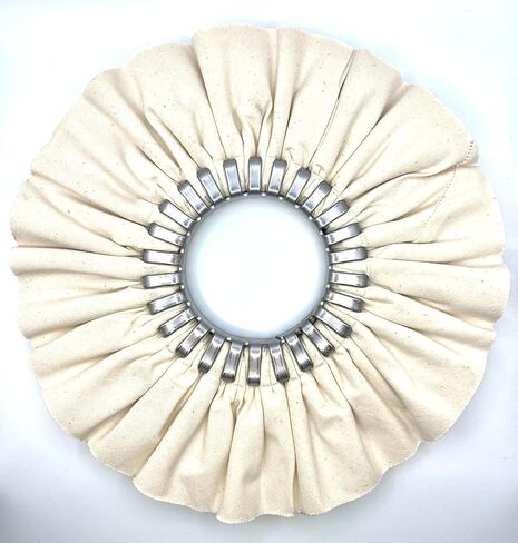 10? White Untreated Soft Cotton Buffing Wheel in Saudi Arabia