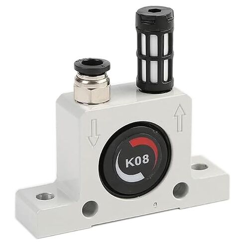 K08 K 1/4 ''موضوع هوائي هزاز قوة هزاز الخرسانة الكرة نوع سبائك الألومنيوم توربينات الهواء مذبذب مع كاتم الصوت K8 in Kuwait
