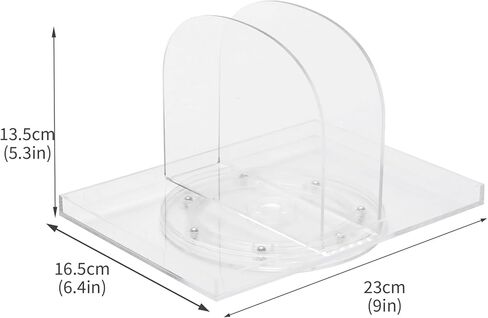 حامل مناديل دوار للطاولة، أكريليك يحمل المناديل وهزازات الملح والفلفل | موزع مناديل للطاولة والحمام الحديث والمطبخ وديكور طاولة الطعام in Kuwait
