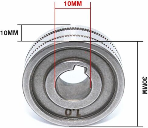 MIG MAG Welding Feed Roller Wire Drive Wheel 0.6mm 0.8mm 1.0mm Knurl K Groove for Steel Aluminum Flux Cord Wire Welding Machine Accessory Soldering Supply in Saudi Arabia