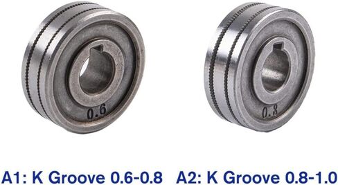 MIG MAG Welding Feed Roller Wire Drive Wheel 0.6mm 0.8mm 1.0mm Knurl K Groove for Steel Aluminum Flux Cord Wire Welding Machine Accessory Soldering Supply in Saudi Arabia
