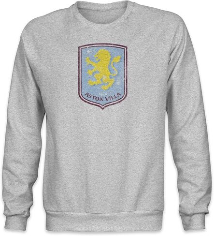 1863FC Aston Villa FC Color Badge Crewneck سويت شيرت - رمادي in Saudi Arabia
