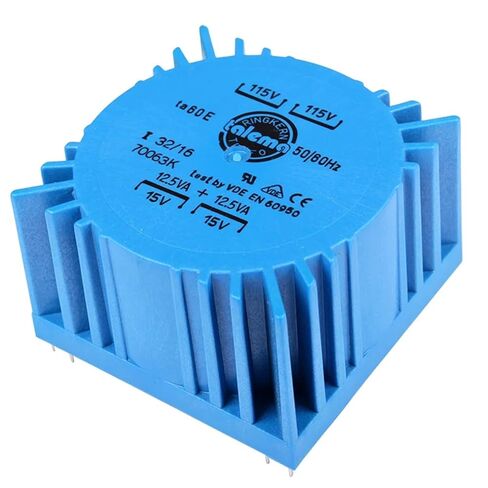 25W Dual 7V 9V 12V 15V 18V 22V Sealed Square Transformer Ring Cow(25W Dual 9V) in Saudi Arabia