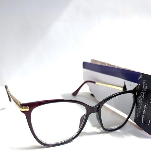 Foster Grant Magnivision Alianna reading glasses wine gold +3.25 in Saudi Arabia