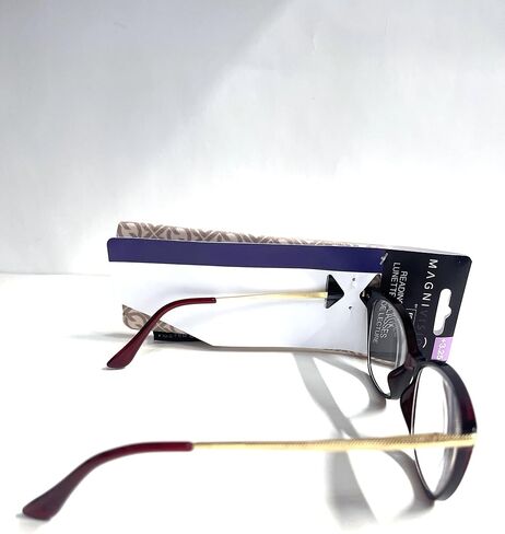 Foster Grant Magnivision Alianna reading glasses wine gold +3.25 in Saudi Arabia