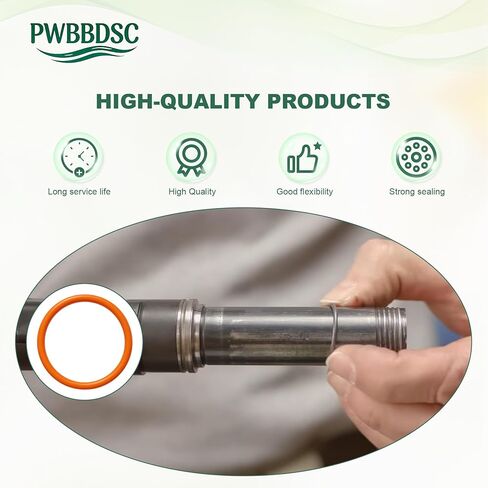 Reming-ton 1100 1187 O Ring 12 مقياس، حلقة O للختم لـ 0.87 بوصة معرف × 1.02 بوصة OD مقاومة للحرارة العالية (50/عبوة) in Kuwait