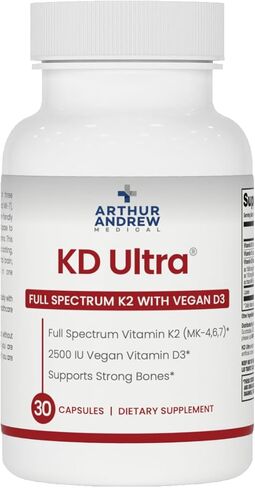 Arthur Andrew Medical, KD Ultra، المناعة، صحة القلب والعظام، 30 كبسولة in Kuwait