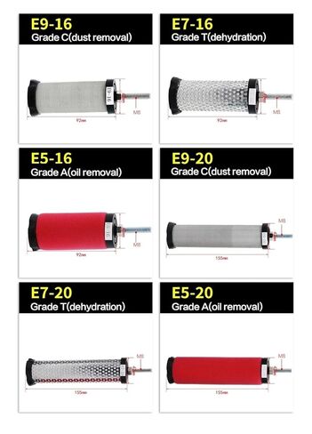 Air Pump air Compressor E5 Oil-Water Separator E7 Compressed air Precision Filter E9 air Dryer Dryer(E7,32) in Saudi Arabia