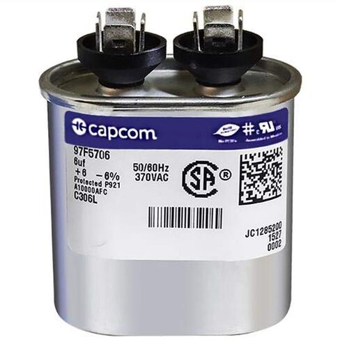 6 uf MFD 370 VAC Replacement Oval Run Capacitor # C306L 97F5706 in Saudi Arabia