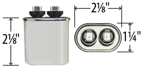 6 uf MFD 370 VAC Replacement Oval Run Capacitor # C306L 97F5706 in Saudi Arabia