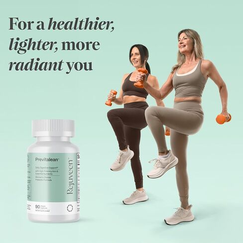 Previtalean | Prebiotic Fiber Supplement for Women | Supports Gut Health & Red Blood Cell Production | Contains Highly Bioavailable Iron, Folate & Vitamin B12 | 90 Ct, 30 Servings in Saudi Arabia