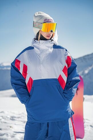 GSOU SNOW Men's Baggy Snowboard Jackets Waterproof Ski Jacket Women Insulated Pullover 2L Snow Coat in Kuwait