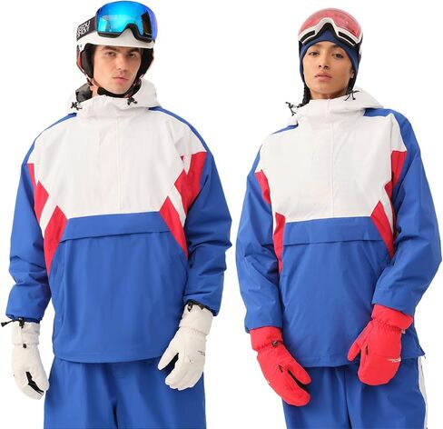 GSOU SNOW Men's Baggy Snowboard Jackets Waterproof Ski Jacket Women Insulated Pullover 2L Snow Coat in Kuwait