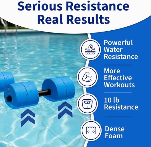Water Dumbbells - Made in The USA - Great Water Weights for Fitness, Strength, and Aerobics - Set of 2 in Kuwait