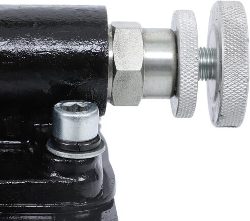 Hydraulic Piston Hand Pump with Release Knob for Single Acting Cylinder, Manual Single Acting Hydraulic Pump with 1-Quart Steel Vertical Tank, 1.5 CID, 3,600 PSI, 3/8" NPTF in Saudi Arabia
