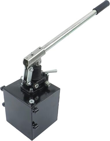 Hydraulic Piston Hand Pump with Changeover Valve for Double Acting Cylinder, Manual Double Acting Hydraulic Pump with 5 QTs Tank, 2.7 CID, 3,600 PSI in Saudi Arabia