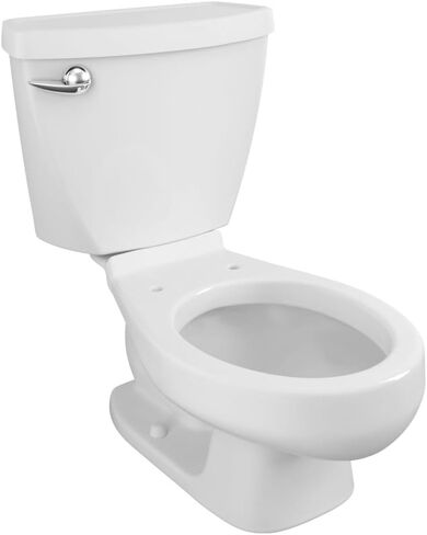 American Standard 2315228.020 Baby Devoro Two-Piece Less Seat Toilet, 10-1/4-Inch Height, Elongated Front, 1.28 GPF, White in Saudi Arabia