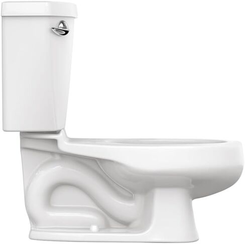American Standard 2315228.020 Baby Devoro Two-Piece Less Seat Toilet, 10-1/4-Inch Height, Elongated Front, 1.28 GPF, White in Saudi Arabia