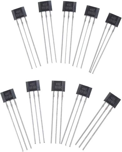 10Pcs Hall Element 49E Oh49E Ss49E Linear Sensor Hall Sensor Industrial Electrical in Saudi Arabia