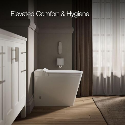 Kohler Leap One-Piece Elongated Smart Toilet with Bidet Built In, Dual-Flush, Quiet-Close in Saudi Arabia