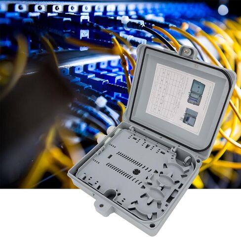 صندوق الألياف البصرية الطرفية 12 صندوق توزيع الألياف FTTH الأساسي في صندوق الألياف البصرية Ip65 الضوئية 25x23x7mmm in Kuwait