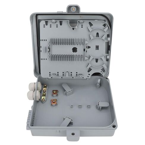 صندوق الألياف البصرية الطرفية 12 صندوق توزيع الألياف FTTH الأساسي في صندوق الألياف البصرية Ip65 الضوئية 25x23x7mmm in Kuwait