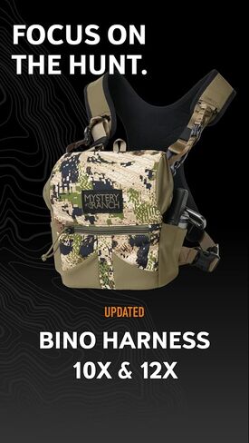 Mystery Ranch Bino Harness 12x, Chest Rig, Binocular Case, Tactical Pouch, for Rough Country, Hunting, Outdoors - Foliage - Regular in Saudi Arabia
