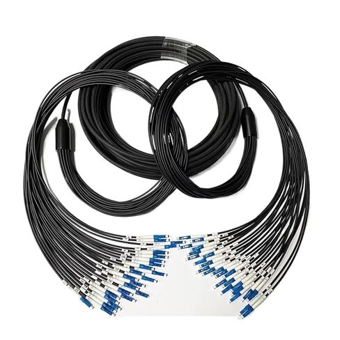 TPU Field Armor Fiber Optic Jumper, 24 Core, Single Mode, Super Soft, Anti-Abrasion Mouth Bite, LC to SC-FC-ST, 200m (LC-LC 200 meters) in Saudi Arabia