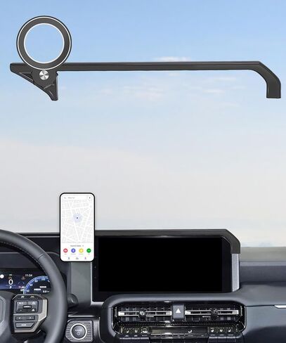 Car Phone Holder for Toyota Prius 2023 2024 Accessories Apply to 12.3 Inch Touch Screen Fixed Clip Magnetic Cell Phone Mount Hands-Free 360 Degree Rotation in Saudi Arabia