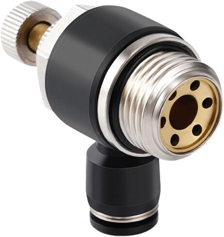 Pneumatic Throttle Valve Black L-shaped SL-G PU Pipe Speed Control One-way Quick Plugs Connector 1Pcs(白色SL4-G03) in Kuwait