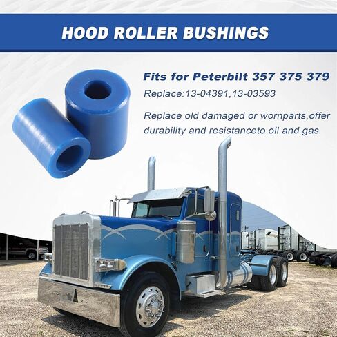 طقم مسامير محورية مفصلية لغطاء المحرك ومصد غطاء الشاحنة والبطانات الدوارة لغطاء المحرك لبيتربيلت 357 377 378 379، استبدال 13-04154 13-04391 in Kuwait