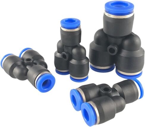 Pneumatic Component Y-Shaped Tee Plastic Py6 Trachea Quick Plugs Connector PY4/8/10/12/14/16 YA 1Pcs(PY16) in Kuwait
