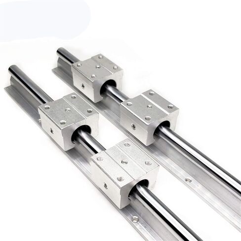 Professional 2Pcs SBR16 Linear Rail Guide 300 400 500 600 1000 1200 1500mm + 4pcs SBR16UU Linear Bearing Block Linear Rail Set(300mm) in Saudi Arabia