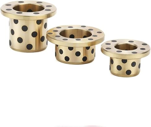 Bearing Sleeve, 1pcs MPGZ20/25mm Inside Diameter Standard Thrust Flanged Brass Impregnated Graphite Oilless Bushing Linear in Saudi Arabia