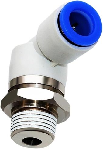 1PCS Pneumatic Fittings Right Angle Elbow High-speed Rotary 300s/ Min Hose Pipe Connector RL06-M5/08-01/10-02/06-04(RL10-04) in Kuwait