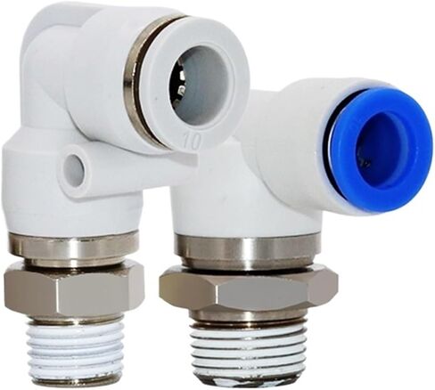 1PCS Pneumatic Fittings Right Angle Elbow High-speed Rotary 300s/ Min Hose Pipe Connector RL06-M5/08-01/10-02/06-04(RL10-04) in Kuwait