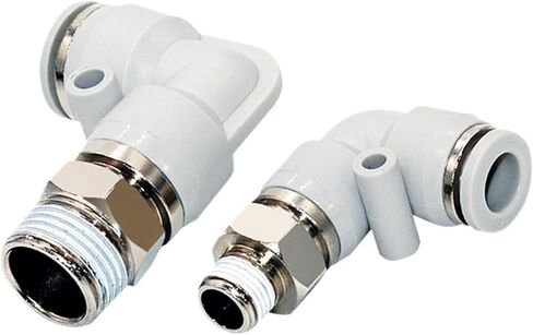 1PCS Pneumatic Fittings Right Angle Elbow High-speed Rotary 300s/ Min Hose Pipe Connector RL06-M5/08-01/10-02/06-04(RL10-04) in Kuwait
