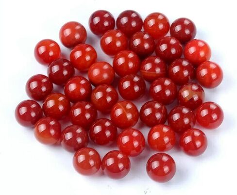 50PCS Natural Red Agate Gemstones Harmony Round Ball Sphere 14mm in Saudi Arabia