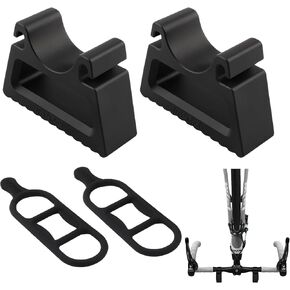 2Pcs Black Bike Handlebar Stabilizer Stand - Quick Release Clip-On for 29~34mm Grips, Stable Inverted Parking Maintenance Repair Tool for MTB & eBIKE in Kuwait