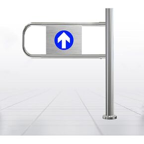 Automatic Swing Gate for Supermarkets & Warehouses, Industrial Metal Safety Gate, Self-Closing Entrance Gate for Libraries & Shopping Malls, RightDoor 50x100cm in Kuwait